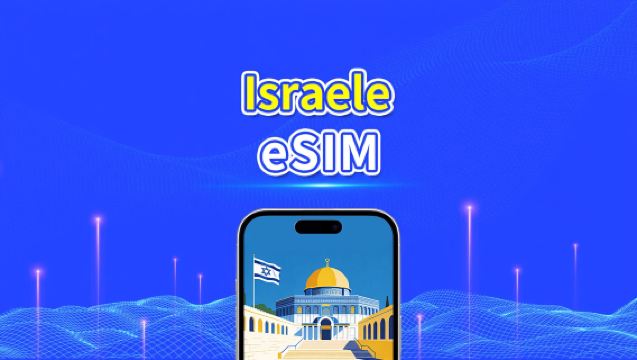 Israele eSIM | 5G/4G | Pacchetto Giornaliero/Totale Dati | 1–30 giorni | Fatturazione 24 ore | QR Code