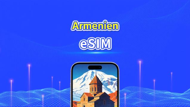 Armenien eSIM | 4G | Højhastighedsdata | Daglig pakke/datapakke | 24 timer | 1-30 dage | QR-kode