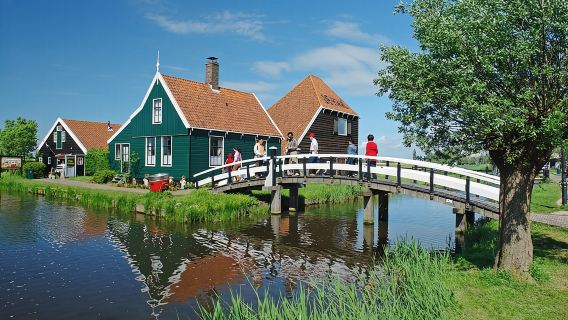 Passeio de meio dia em Zaanse Schans, Holanda | Visita à oficina de tamancos e queijos | Opção de incluir passeio de barco pelos canais