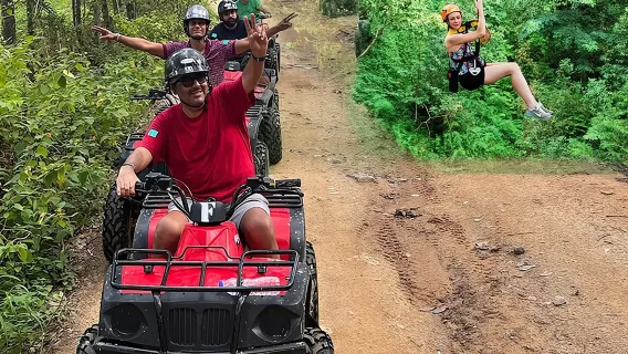 Featured tour starting at 2852 THB: Phuket ATV Bike with Skyline Zipline Adventure