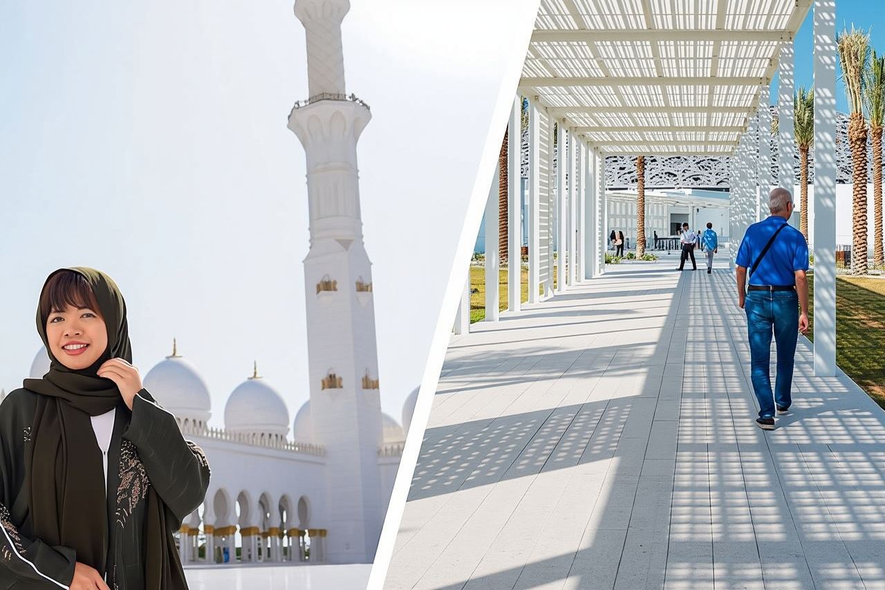From Dubai: Abu Dhabi Full-Day Trip with Louvre & Grand Mosque