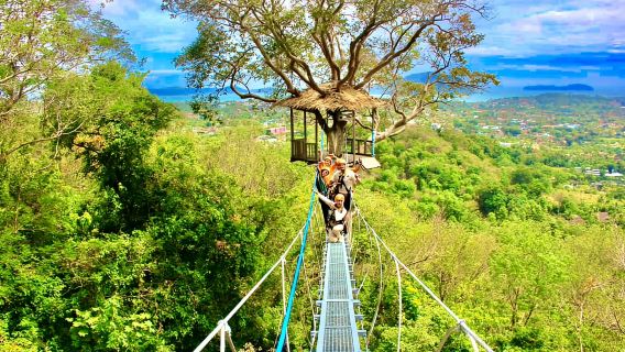 Skyline Adventure Phuket Sea View Jungle Zipline/ATV/UTV/Elephant Riding
