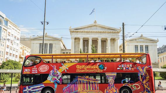 City Sightseeing hop-on hop-off bus tour of Athens