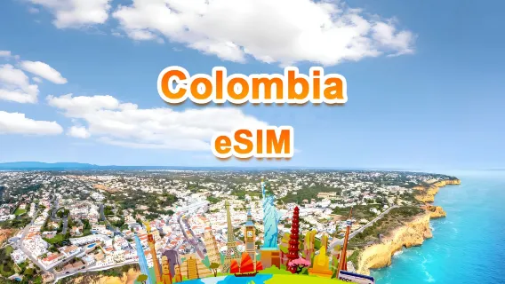 Colombia 4G eSIM|Total package|Total 1GB-30GB|3-30 days|QR code
