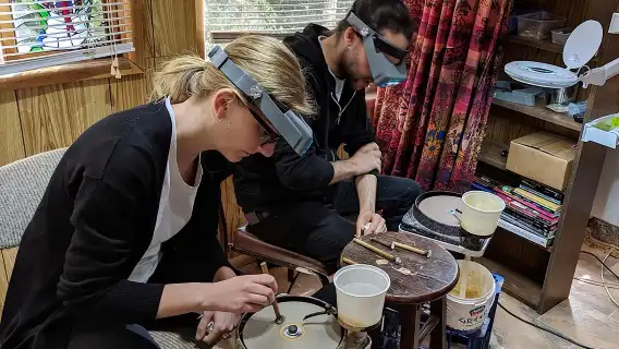 Opal polishing workshops in beautiful Mudgee wine country