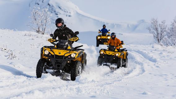 Reykjavik: tour guidato in quad nella campagna con trasferimenti
