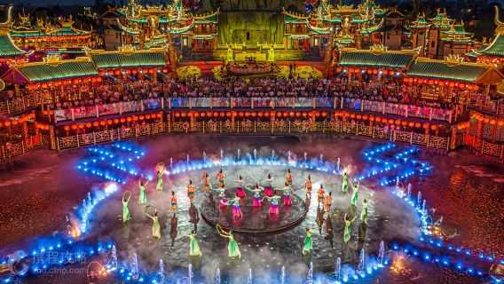 萬歲山武俠城|打鐵花和三打祝家莊項目演出票預約|快速體驗