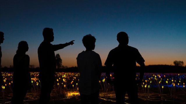 Uluru (Ayers Rock) Field of Light Sonnenaufgangstour