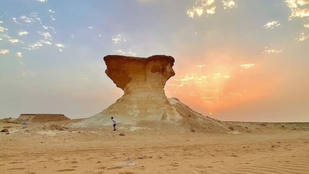 Qatar West Coast tour, Zekreet, Richard Serra Sculpture, Mushroom Rock Formation