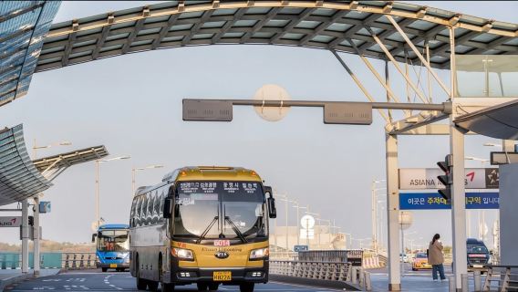 [Billet de bus de l'aéroport d'Incheon (Corée) vers le centre-ville de Séoul] Plusieurs lignes au choix/Bus de luxe/Annonces multilingues