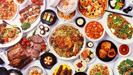 Restaurante Atlantis The Palm Saffron/Kaleidoscope International Almuerzo/Cena Buffet