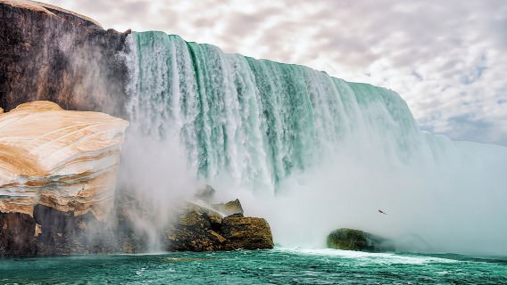 Niagara Falls State Park sightseeing tour with jetboat ride