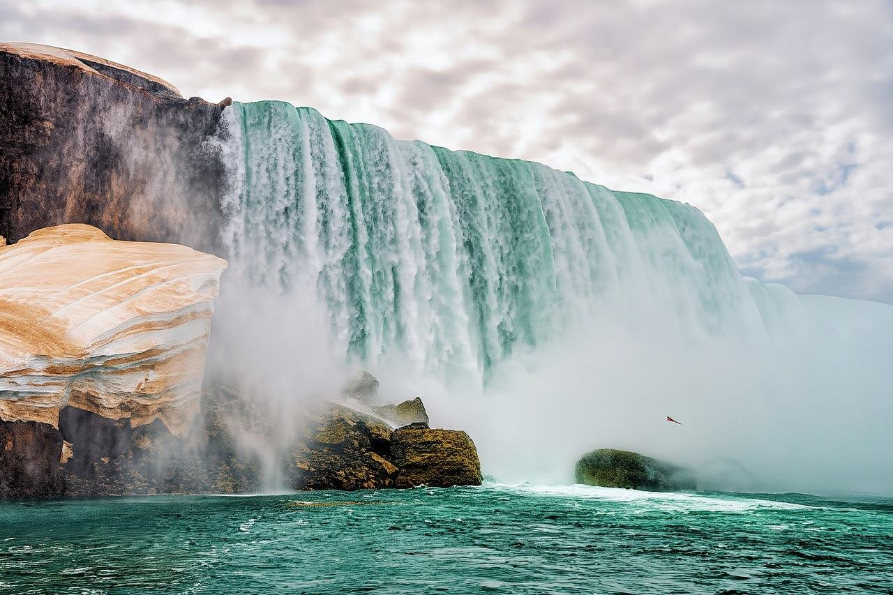 Niagara Falls State Park sightseeing tour with jetboat ride