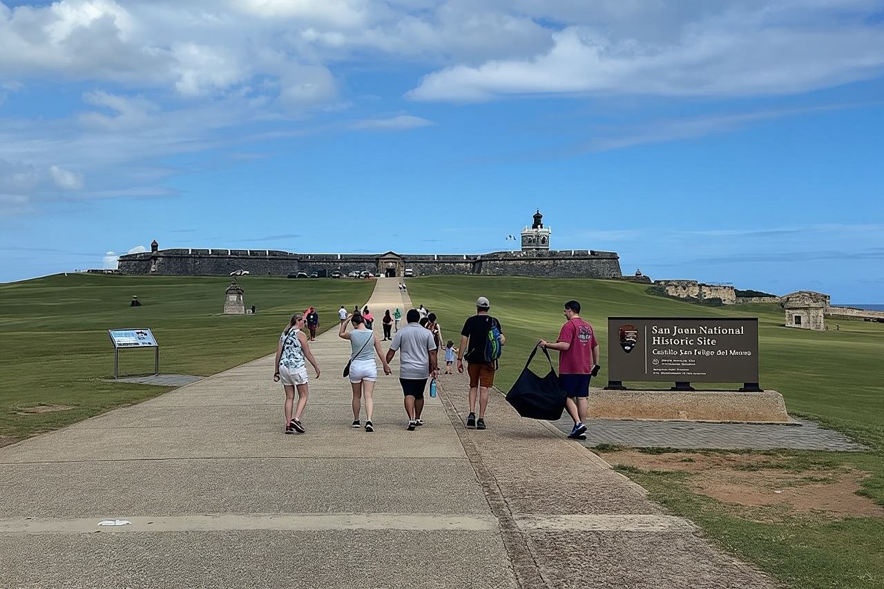 Passeggiata storica, shopping e ristoranti nella vecchia San Juan con trasporto