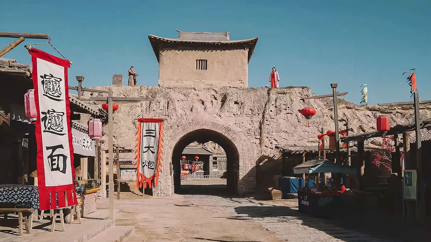 銀川出發(沙湖+鎮北堡影視城+賀蘭山巖畫)純玩小團一日遊