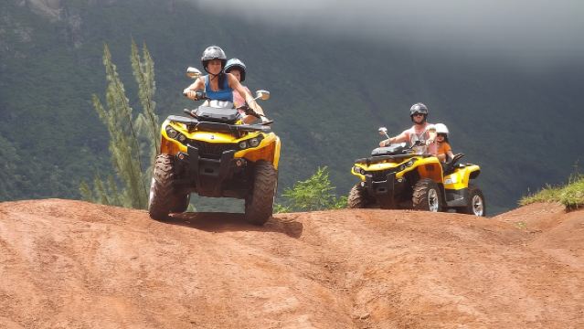 Grand Tour Quad Excursion in Moorea (Single or Two-Seater)
