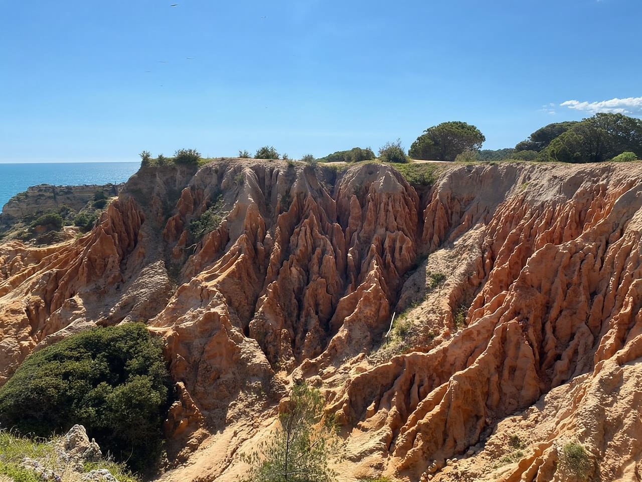 From Faro: Benagil Cave and Seven Hanging Valleys Trail Tour
