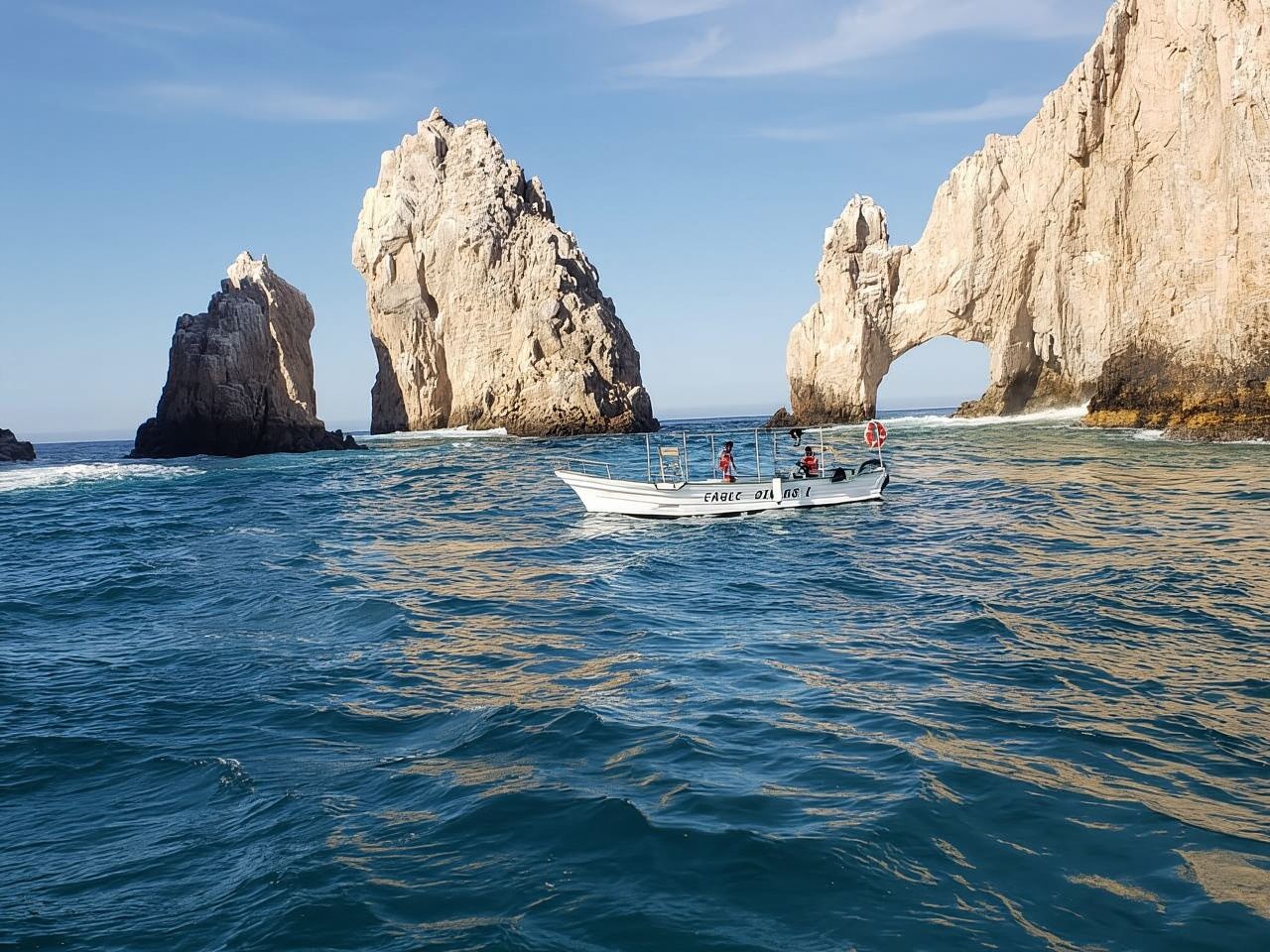 Cabo San Lucas: Tour Clásico al Arco en Barco con Fondo de Cristal
