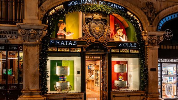 Lisbon: Lawatan Berjalan Kaki Peribadi & Fleksibel Lampu Krismas