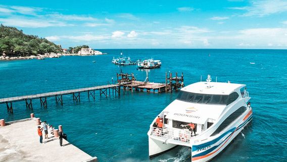 Thailand Reise: Kombiticket für Reisebus und Schiffsfahrkarte von Bangkok nach Pattaya, Koh Chang/Ko Mak/Amphoe Ko Chang, mit Abfahrtsoptionen vom Flughafen Trat oder Hafen