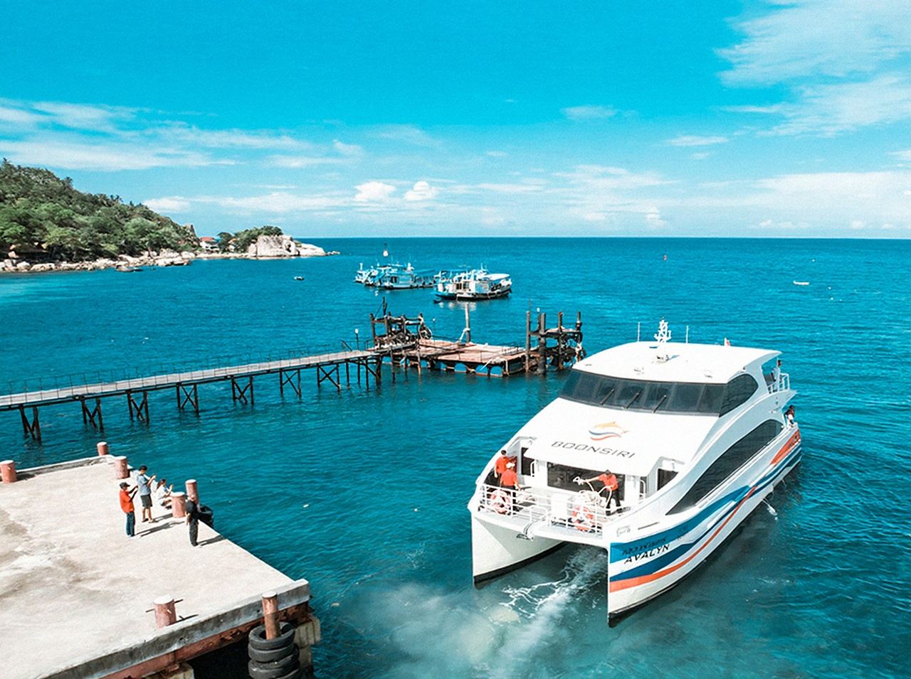 Viajes en Tailandia: entrada combinada para autobús y billete de barco desde el aeropuerto/muelle de Trat a las islas de Bangkok-Pattaya, Ko Kut/Ko Mak/Ko Chang