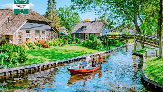 Excursión privada de un día y paseo en barco a Giethoorn