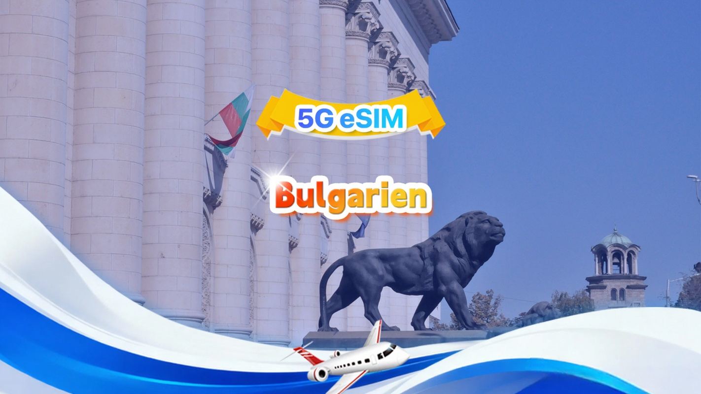 Bulgarien 5G eSIM | Paketangebote | 1–30 GB | 3–30 Tage | 24-Stunden-Code | QR-Code