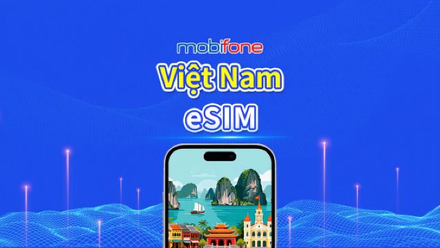 Vietnam Mobifone Local 5G eSIM | Hỗ trợ TikTok & ChatGPT | Gói dữ liệu theo ngày/tổng | Tính phí theo ngày dương lịch | QR Code