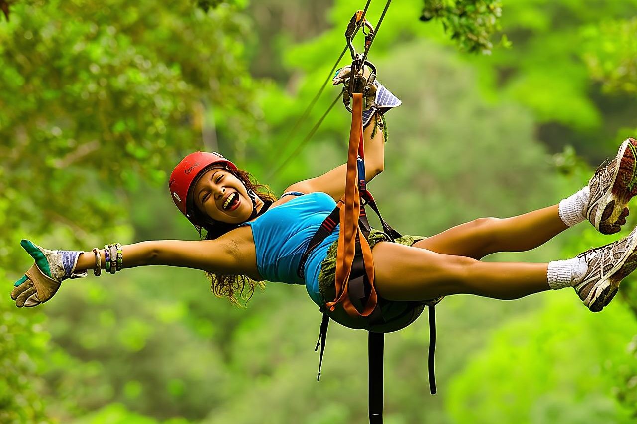 Tour de canopy en tirolesa desde Guanacaste