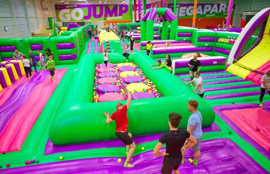 GOjump MEGAPARK 克拉科夫-西科爾基 1 小時門票:GOair 充氣樂園