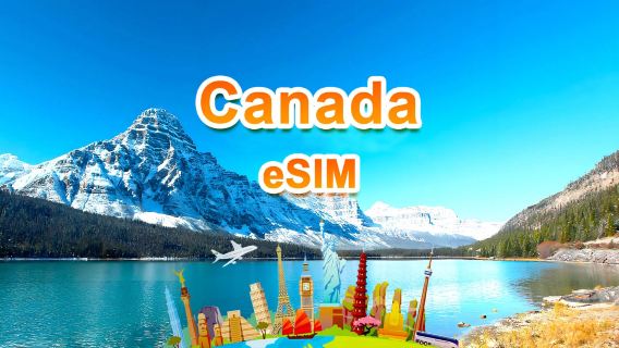 캐나다 5G eSIM | 전체 패키지 | 총 1GB-30GB | 3-30일 | 24시간 시스템 | QR code
