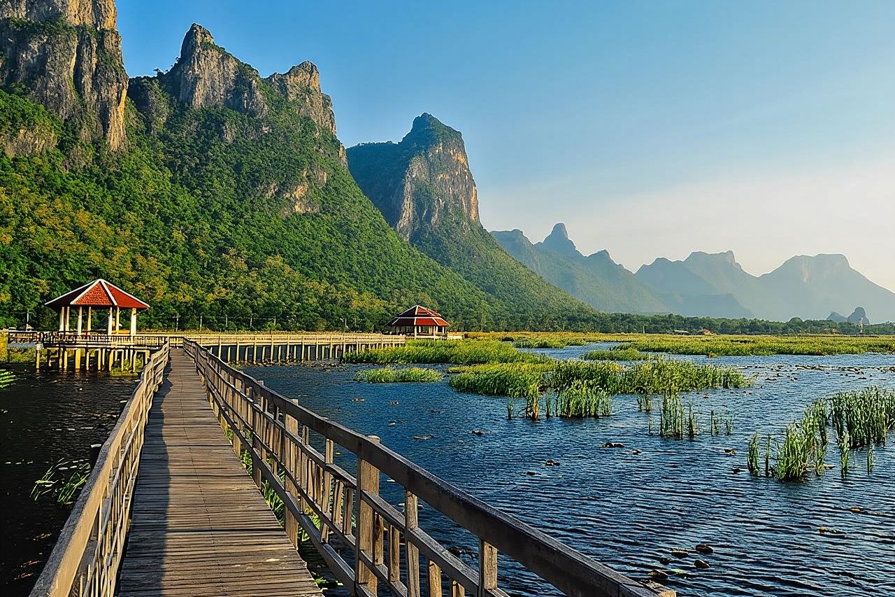 Gita panoramica sul fiume Pranburi