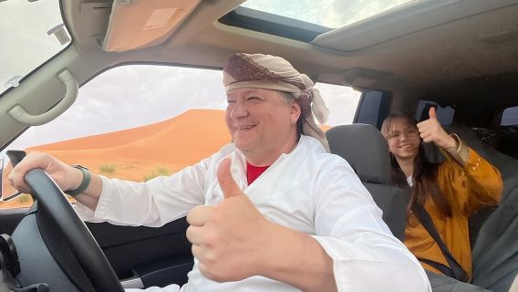 Desert Experience: Wahiba Sands & Wadi Bani Khalid Full-Day Tour