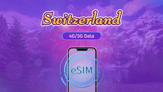Suisse | eSIM 5G/4G | Forfait total | Facturation 24h | 7–30 jours | Code QR