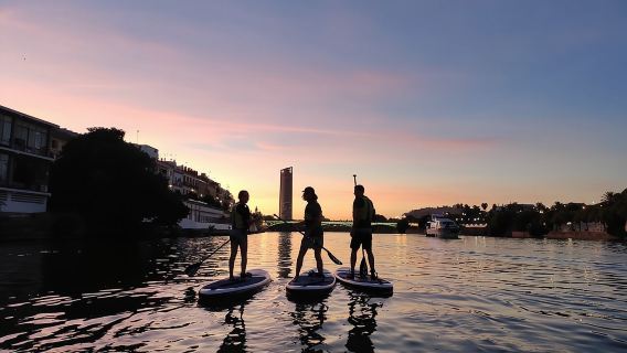 Seville: Sunset in Paddle Surf