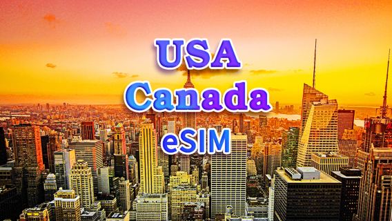 Canada et États-Unis | eSIM 5G/4G | Forfait journalier/forfait total | Facturation par jours naturels | 1 à 90 jours | Code QR