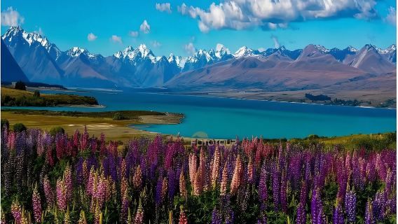 Excursión de un día al lago Tekapo desde Queenstown en servicio de coche privado con conductor para grupos pequeños