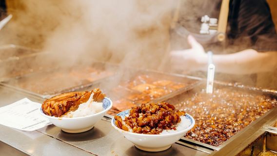 Kulinarische Tour durch Taipeh: Nachtmarkt & Supermarkt (Essen inklusive)