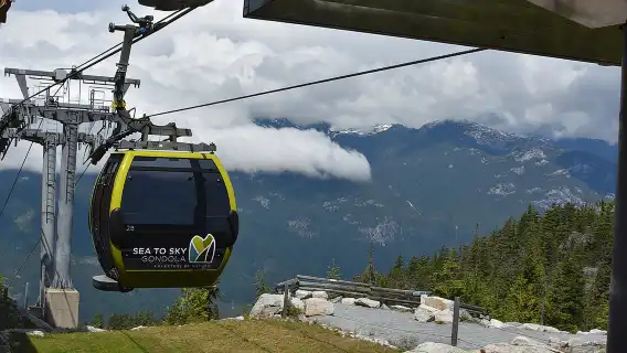 From Vancouver: Whistler & Sea to Sky Gondola with Shannon Falls