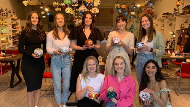 Mosaic Art Classes Melbourne: Turkish Lamp Workshop