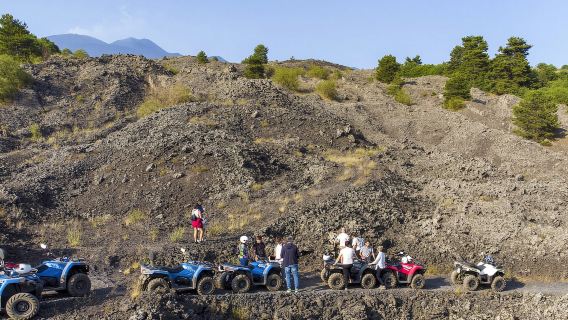 Desde Nicolosi: Recorrido en quad por el volcán Etna