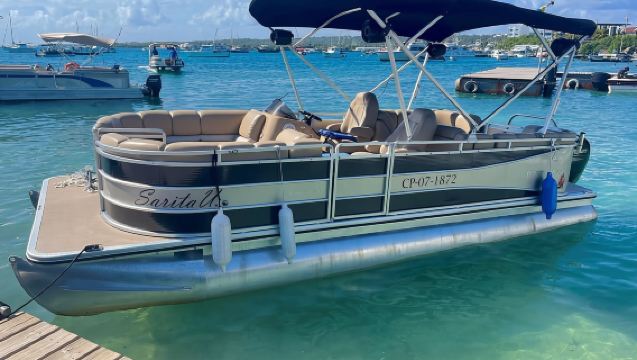 San Andres Island Tour In Shared Pontoon
