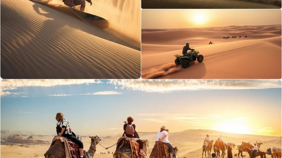 Doha: Safari Gurun, Dune Bashing, Sandboarding, Naik Unta