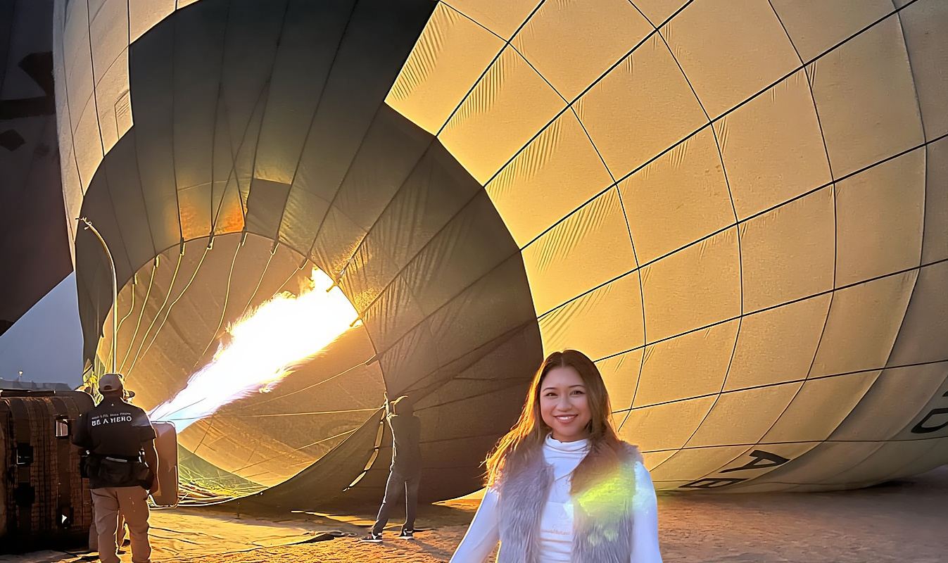 Dubai Desert Hot Air Balloon Ride - 1500m Ascent/Red Desert/Sunrise|Dubai Desert Safari with Falconry Show