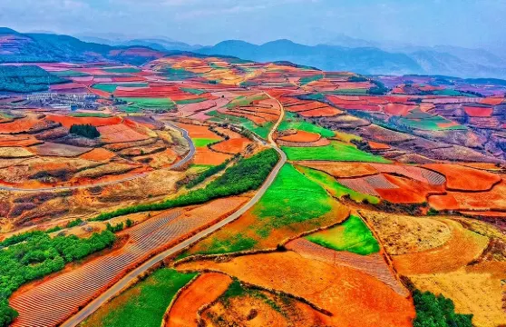 昆明東川紅土地一日遊【8人內小團+二環內接+贈特色烤洋芋】