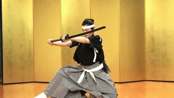 京都：武士劍舞傳統刀劍舞表演
