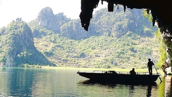 Von Baise aus: Tagesausflug mit Privattransfer zu Bai Niao Yan, Bai Mo Höhle, Langlebigkeitsdorf und San Men Hai