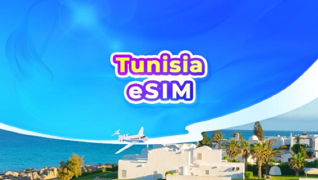 Tunisie eSIM 5G | Forfait journalier/Forfait données | Facturation sur 24 heures | Code QR