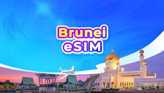 브루나이 4G eSIM | 일일 패키지 | 24시간 요금제 | QR 코드