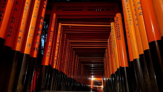 Kyoto Fushimi-Inari Night Walking Tour